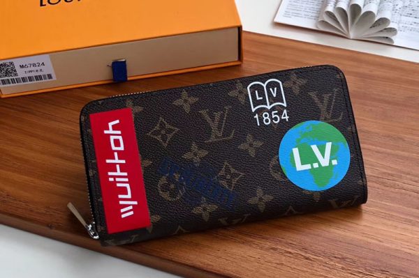 Replica Louis Vuitton M67826 LV Zippy organizer Monogram Canvas