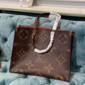 Replica Louis Vuitton M44576 LV Onthego tote bags Monogram and Monogram Reverse Canvas