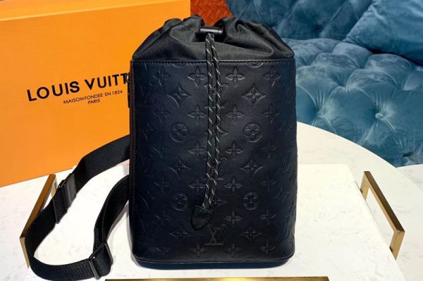 Replica Louis Vuitton M44633 LV Chalk Sling Bag Black Monogram Shadow