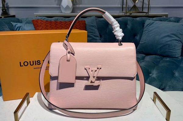 Replica Louis Vuitton M53690 LV Grenelle MM Bags Pink Epi Leather