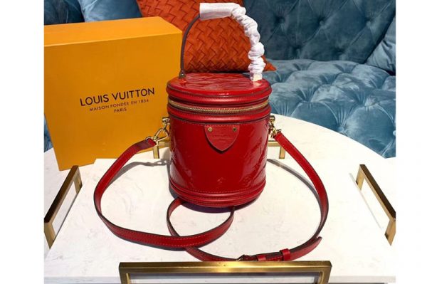 Replica Louis Vuitton M53998 LV Cannes Bags Red Monogram Vernis