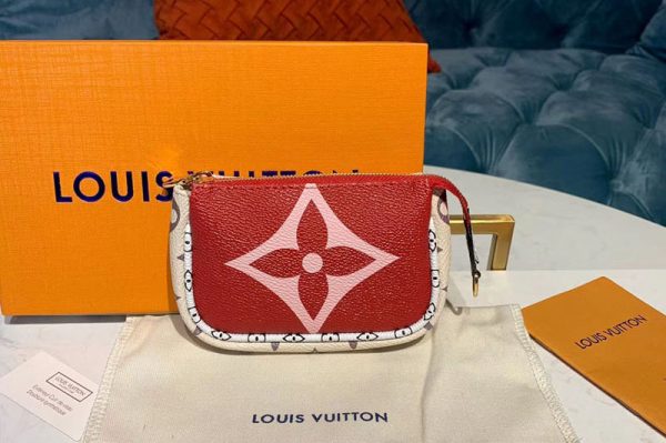 Replica Louis Vuitton M67579 LV Mini Pochette Accessoires Red/Pink Monogram Canvas