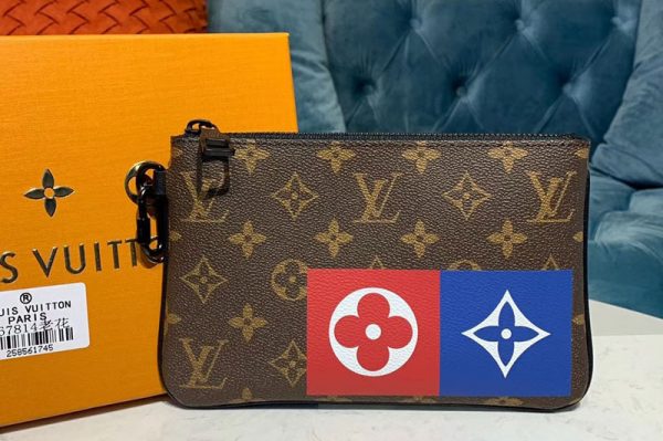 Replica Louis Vuitton M67814 LV Zipped Pouch MM Monogram Canvas