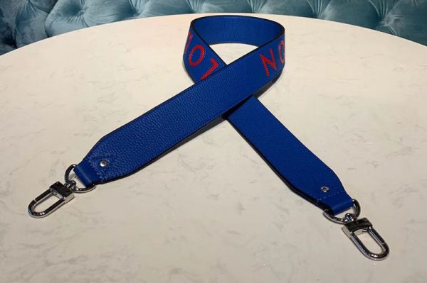 Replica Louis Vuitton J02389 LV Bandouliere Strap Blue Taurillon leather