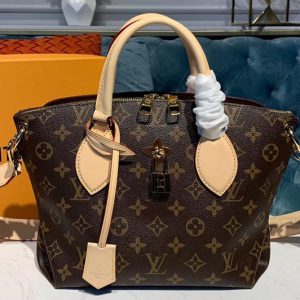 Replica Louis Vuitton M44359 LV Flower Zipped Tote PM Bags Monogram Canvas Beige