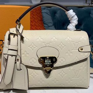 Replica Louis Vuitton M53943 LV Georges BB Bags Beige Monogram Empreinte Leather