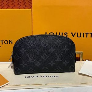 Replica Louis Vuitton M60024 LV Cosmetic Pouch PM Bags Monogram Eclipse Canvas