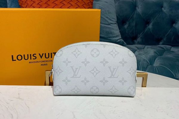 Replica Louis Vuitton M60024 LV Cosmetic Pouch PM Bags White Monogram Canvas