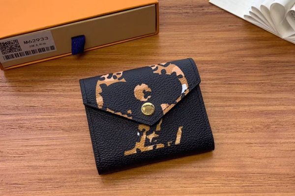 Replica Louis Vuitton M62933 LV Zoe Wallet Black Monogram Canvas