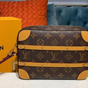 Replica Louis Vuitton M44779 LV Soft Trunk Pouch Bags Monogram canvas