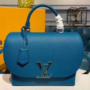 Replica Louis Vuitton M55222 LV Volta Bags Colvert Blue Calf leather