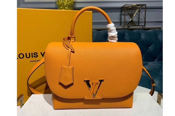 Replica Louis Vuitton M53771 LV Volta Bags Colvert Safran Yellow Calf leather