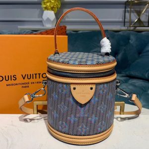 Replica Louis Vuitton M55457 LV Cannes Bags Blue Monogram LV Pop print