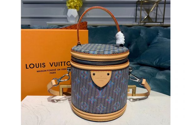 Replica Louis Vuitton M55457 LV Cannes Bags Blue Monogram LV Pop print