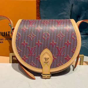 Replica Louis Vuitton M55460 LV Tambourin handbags Pink Monogram LV Pop