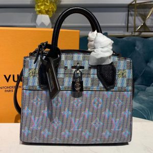 Replica Louis Vuitton M55469 LV City Steamer Mini Bags Pink Monogram and Damier patterns