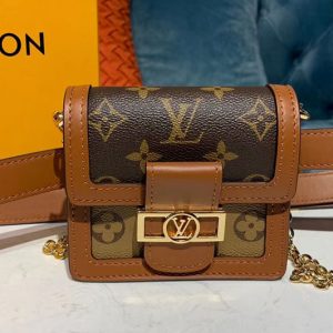 Replica Louis Vuitton M68621 LV Bumbag Dauphine BB Bags Monogram Canvas and Monogram Reverse Canvas