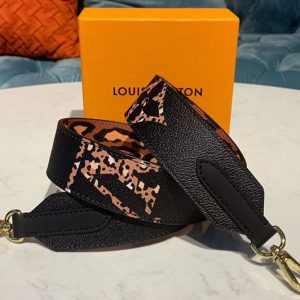 Replica Louis Vuitton J02455 LV Bandouliere Strap Black Monogram canvas