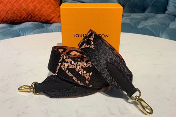 Replica Louis Vuitton J02455 LV Bandouliere Strap Black Monogram canvas