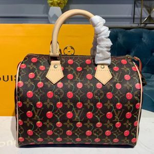 Replica Louis Vuitton M41109 LV Speedy 25 With Cherry Bags Monogram Canvas