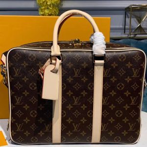 Replica Louis Vuitton M43423 LV Briefcase Bags Monogram Canvas