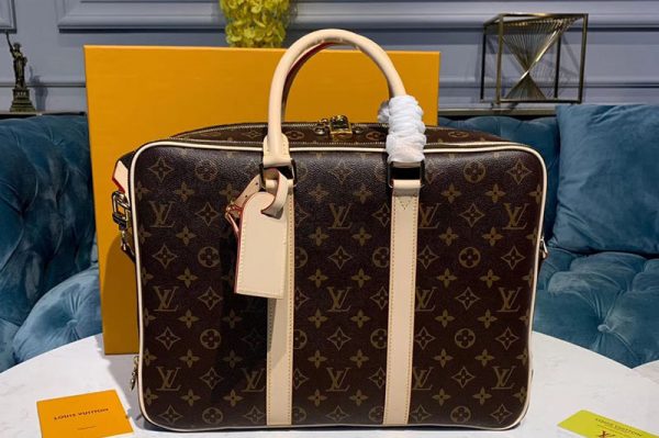 Replica Louis Vuitton M43423 LV Briefcase Bags Monogram Canvas