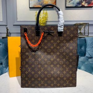 Replica Louis Vuitton M44475 LV Sac Plat carrier Bags Monogram Canvas