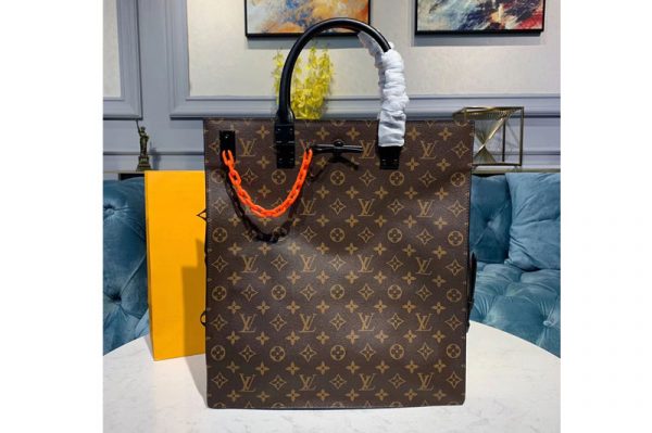 Replica Louis Vuitton M44475 LV Sac Plat carrier Bags Monogram Canvas