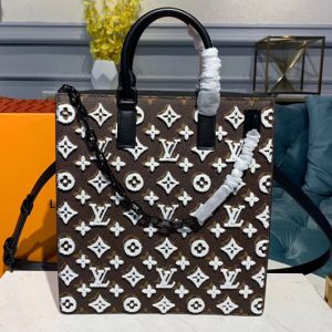 Replica Louis Vuitton M44476 LV Sac Plat carrier Bags Monogram Canvas