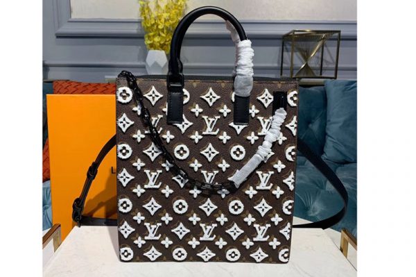 Replica Louis Vuitton M44476 LV Sac Plat carrier Bags Monogram Canvas