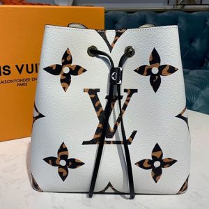 Replica Louis Vuitton M44679 LV Neonoe bag Ivory Monogram Canvas