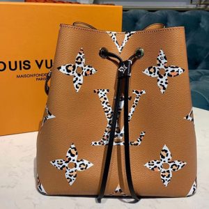 Replica Louis Vuitton M44717 LV Neonoe bag Caramel Monogram Canvas