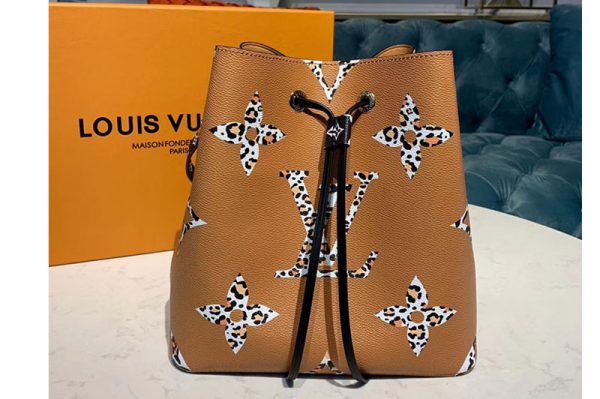 Replica Louis Vuitton M44717 LV Neonoe bag Caramel Monogram Canvas