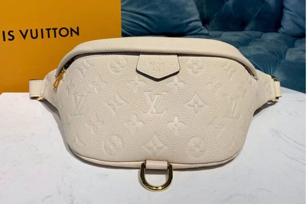 Replica Louis Vuitton M44836 LV Bumbag White Monogram Empreinte Leather