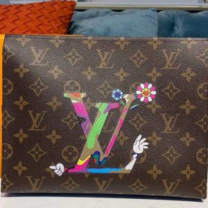 Replica Louis Vuitton M47542 LV toiletry pouch 26 Bags Monogram canvas With Flower