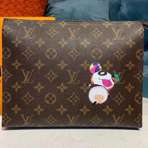 Replica Louis Vuitton M47542 LV toiletry pouch 26 Bags Monogram canvas With Panda