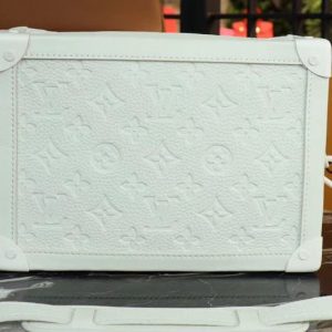 Replica Louis Vuitton M53287 LV Soft Trunk Bags White Taurillon Monogram leather