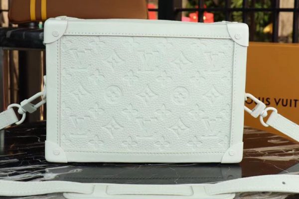 Replica Louis Vuitton M53287 LV Soft Trunk Bags White Taurillon Monogram leather