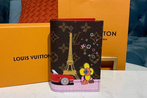 Replica Louis Vuitton M62089 LV Monogram Canvas Passport Cover