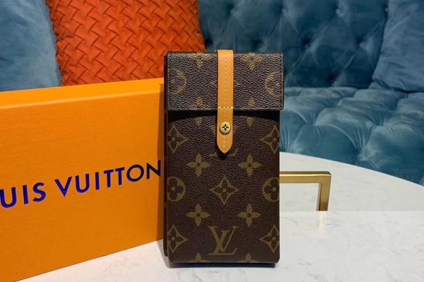 Replica Louis Vuitton M68523 LV Box Phone Case Monogram Canvas