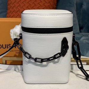 Replica Louis Vuitton M61112 LV Bucket Bag White Epi Leather