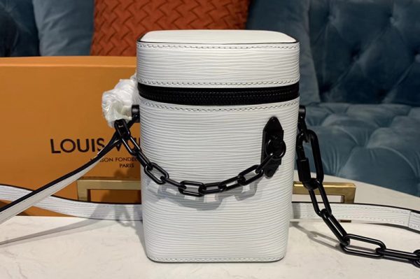 Replica Louis Vuitton M61112 LV Bucket Bag White Epi Leather