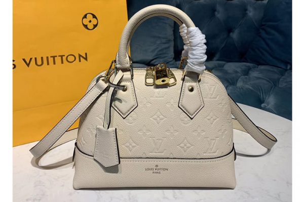 Replica Louis Vuitton M44829 LV Alma BB handbags Beige Taurillon leather