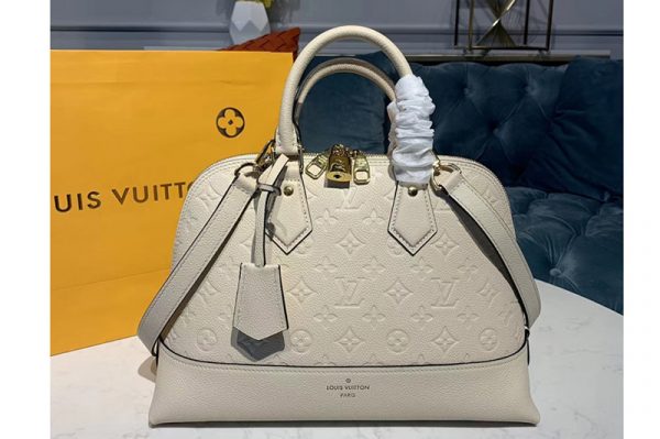 Replica Louis Vuitton M44832 LV Alma PM handbags Beige Taurillon leather