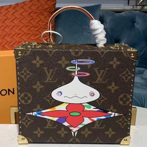 Replica Louis Vuitton M92476 Monogram Murakami Takashi Collaboration Handbags Monogram Canvas With Doll