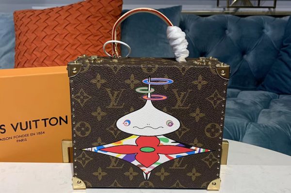 Replica Louis Vuitton M92476 Monogram Murakami Takashi Collaboration Handbags Monogram Canvas With Doll