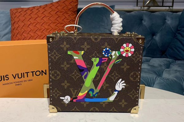 Replica Louis Vuitton M92476 Monogram Murakami Takashi Collaboration Handbags Monogram Canvas With LV