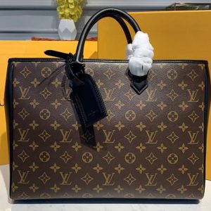 Replica Louis Vuitton M55203 LV Grand Sac tote bags in Monogram Canvas