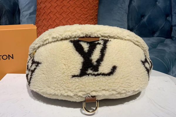 Replica Louis Vuitton M55425 LV Bumbag Monogram Canvas With Woolen