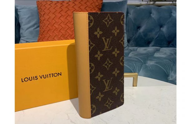 Replica Louis Vuitton M69029 LV Brazza Wallet Monogram canvas With leather lining